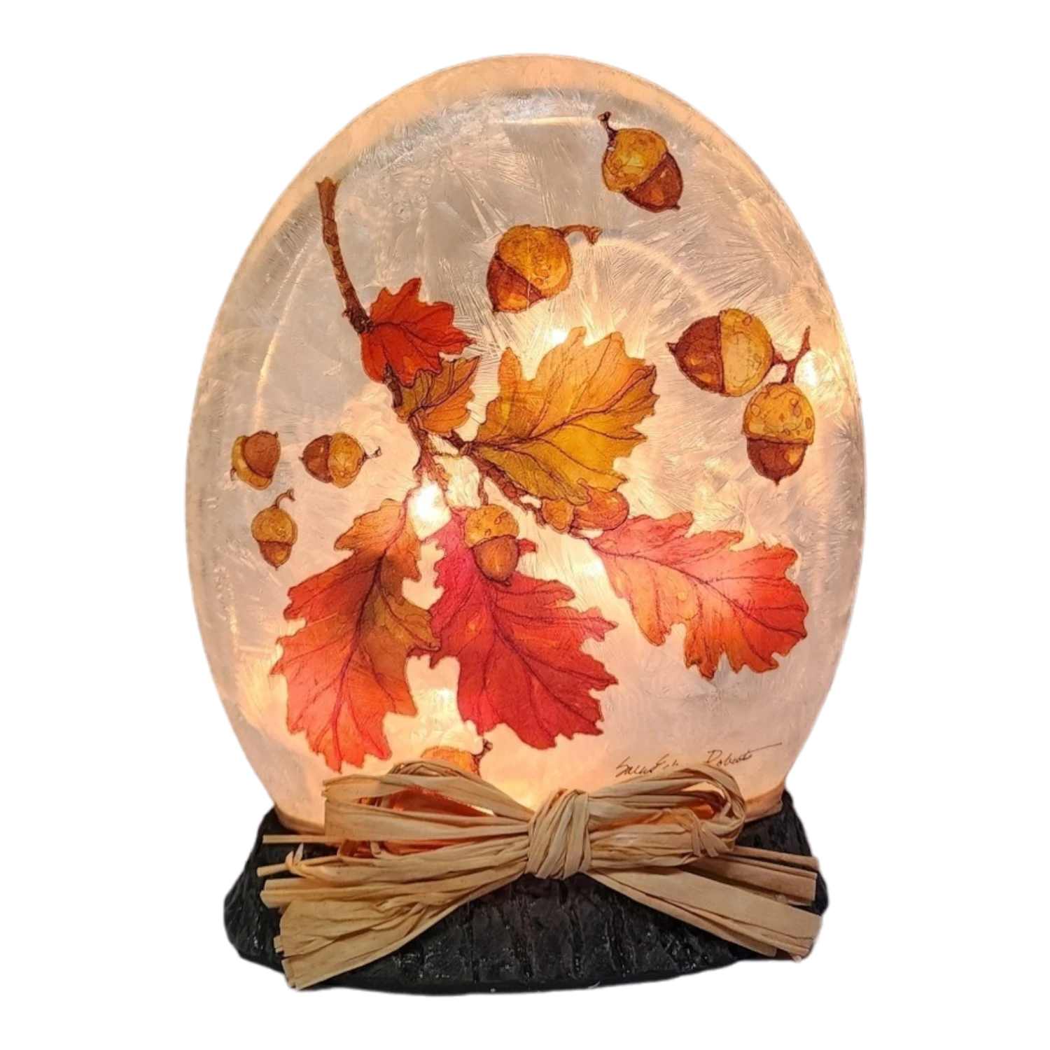 Falling Leaves Lighted Orb 1 Falling Leaves Lighted Orb