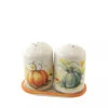 Painted Pumpkin Salt And Pepper
