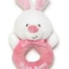 Plush Rattle - Pink Bunny