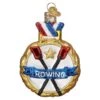 Rowing Glass Ornament