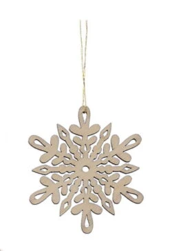 Laser Cut Wood Snowflake Ornament - Style 3 -Toy Series Store ylwwsvp8zusvxqwwats9