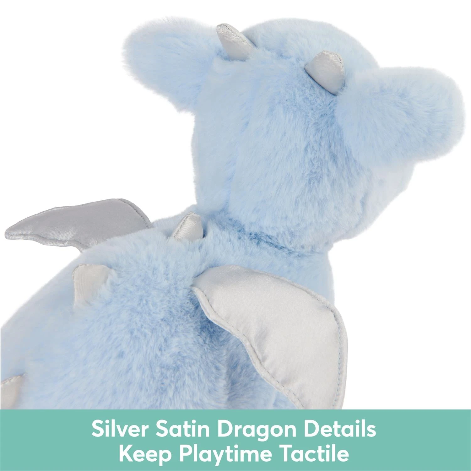 Zephie Blue Dragon Plush 3 Zephie Blue Dragon Plush - Image 3