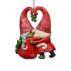 Gnomes Under The Mistletoe Ornament