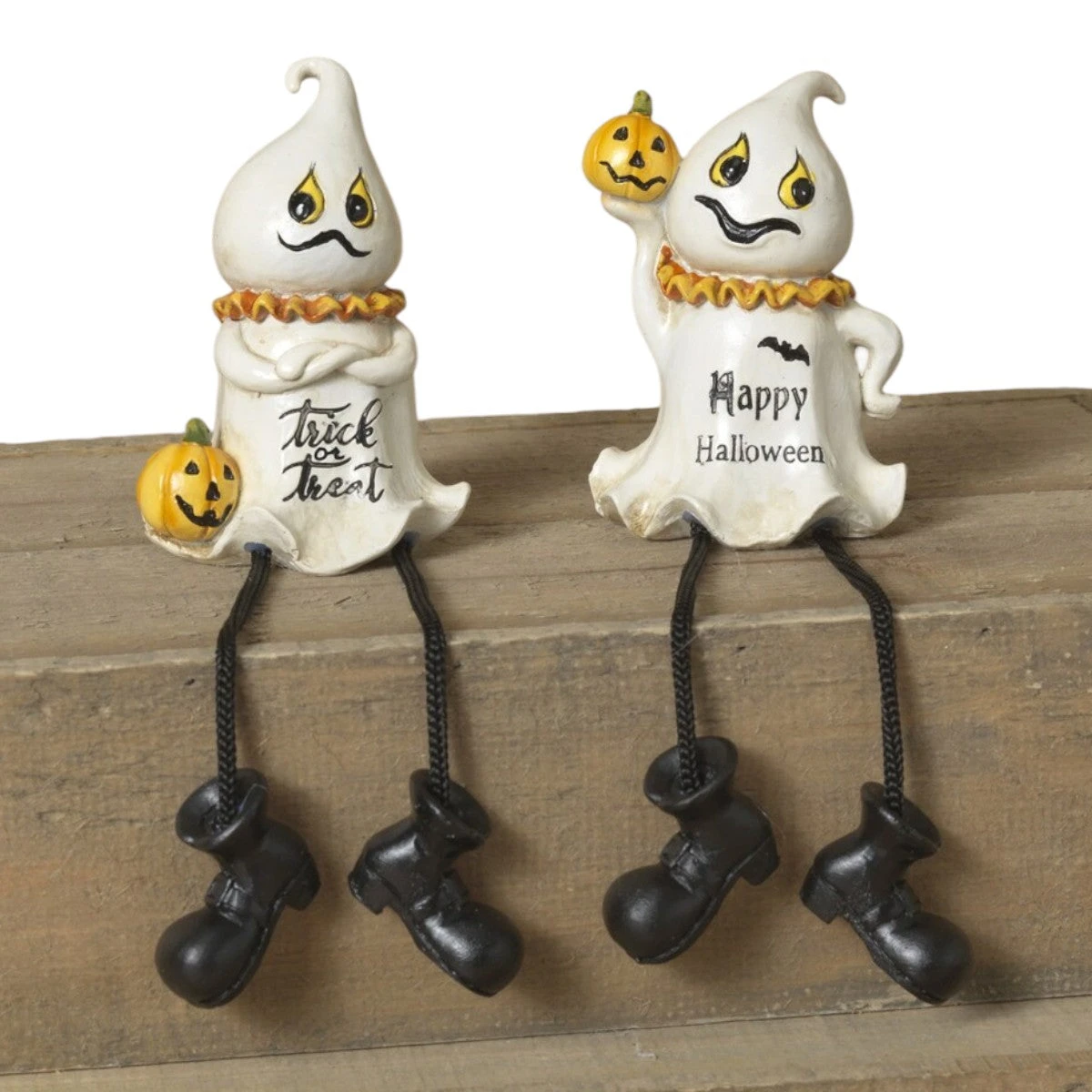 Whimsical Dangle Leg Ghost - 1 Whimsical Dangle Leg Ghost -