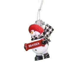 Cozy Snowman Ornament (Letters A - F) - -Toy Series Store zbitxpj7cgtcghjr9vez
