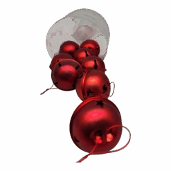 Jingle Bells (8 Pack) - 50mm - Matt Red -Toy Series Store zbtgyh0elw4iliyyssqg