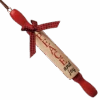 Wood Rolling Pin Ornament - Peace And Joy