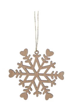 Laser Cut Wood Snowflake Ornament - Style 3 -Toy Series Store zllfi4en418kdumhnsba