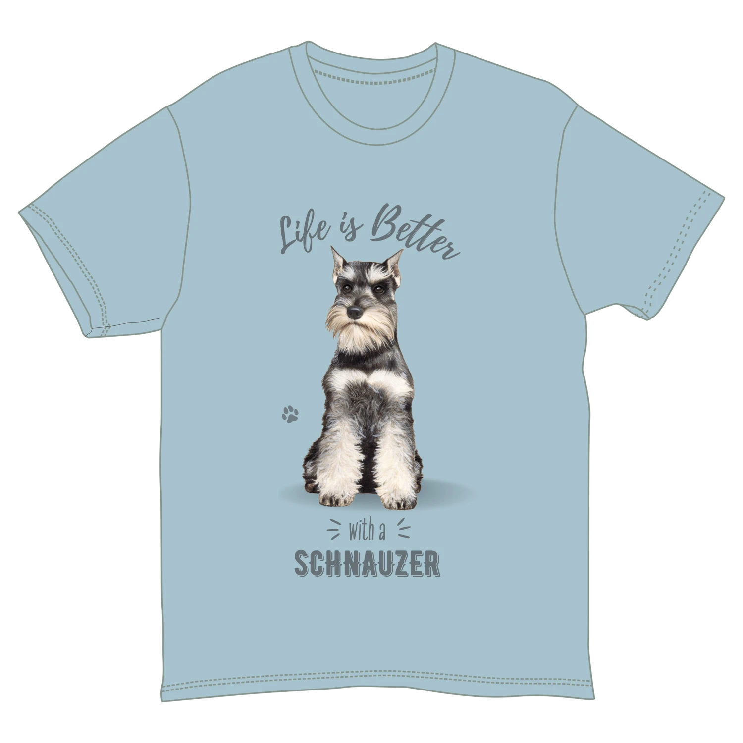 Life Is Better With A Schnauzer T-Shirt - 4 Life Is Better With A Schnauzer T-Shirt - - Image 4